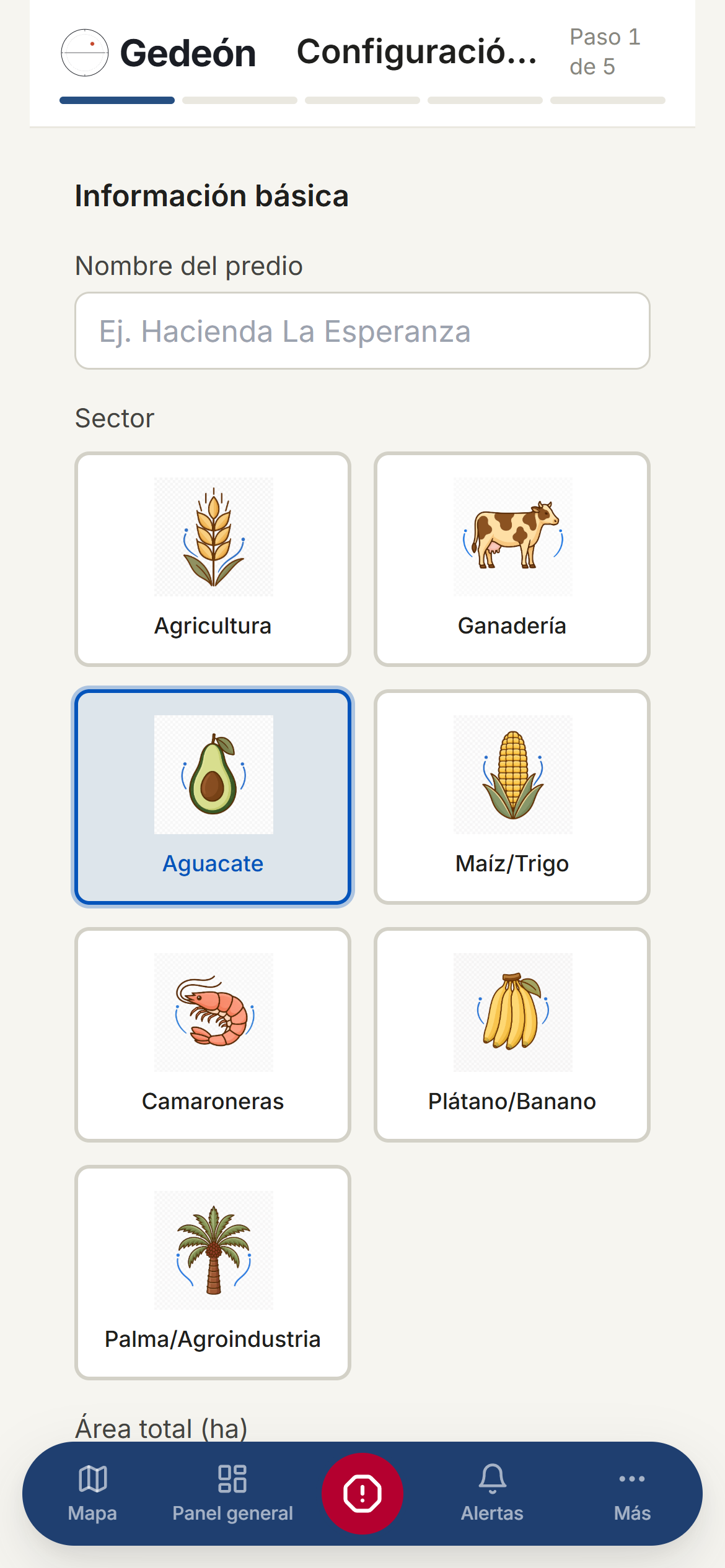 The farm setup wizard