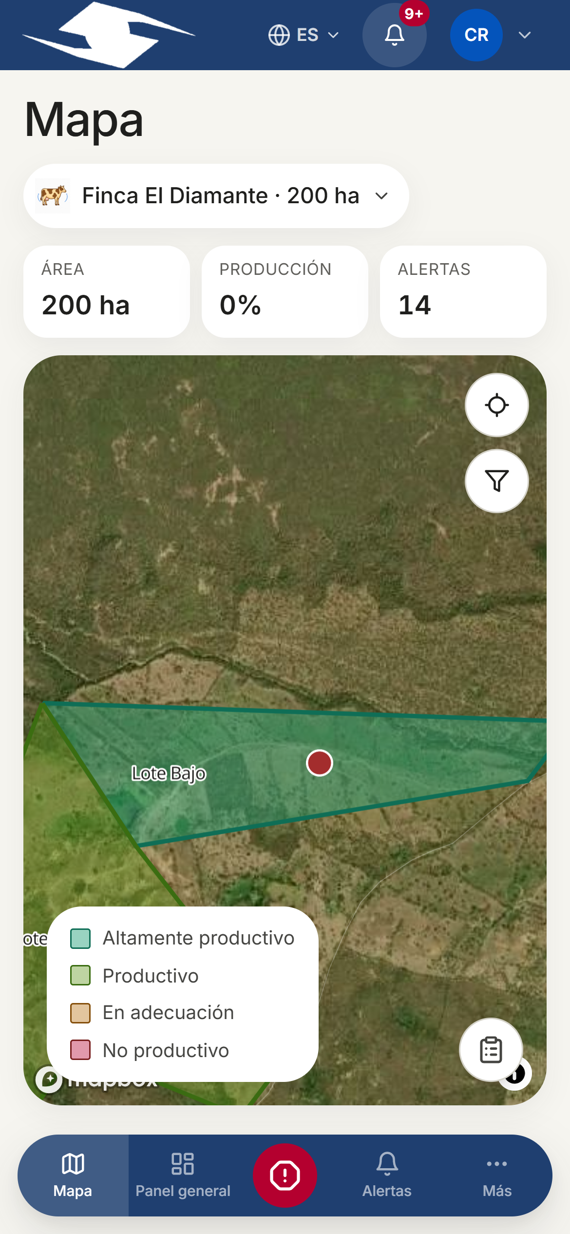 Farm map in Gedeon