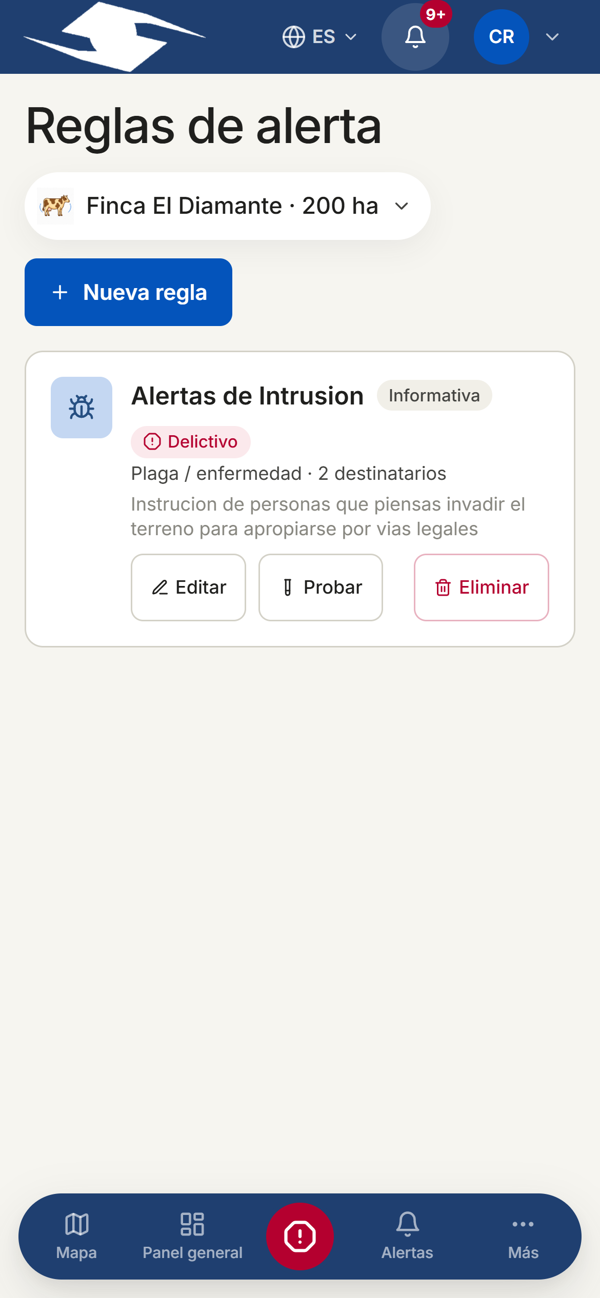 Alert rules